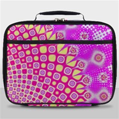 Digital Arts Fractals Futuristic Pink Full Print Lunch Bag by Nexatart