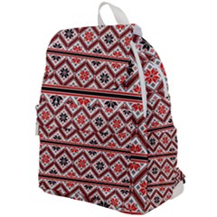 Folklore Ethnic Pattern Background Top Flap Backpack by Nexatart