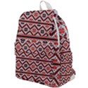 Folklore Ethnic Pattern Background Top Flap Backpack View1