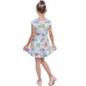 Cartoon Bird Cute Doodle Bird Kids  Cap Sleeve Dress View2