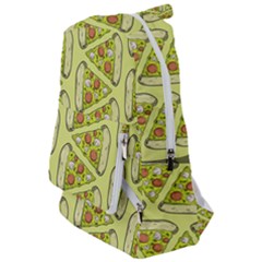 Pizza Fast Food Pattern Seamles Design Background Travelers  Backpack by Vaneshart