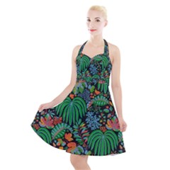 14 Halter Party Swing Dress  by Sobalvarro