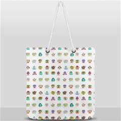 All The Aliens Teeny Full Print Rope Handle Tote (large) by ArtByAng