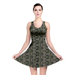 Green Digitalart Reversible Skater Dress by Sparkle