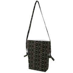 Green Digitalart Folding Shoulder Bag by Sparkle