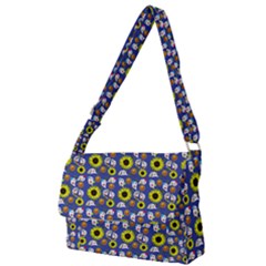 Hawaii Ghost Blue Full Print Messenger Bag (s) by snowwhitegirl