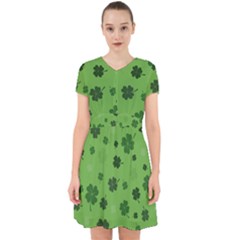 St Patricks Day Adorable In Chiffon Dress by Valentinaart