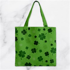 St Patricks Day Zipper Grocery Tote Bag by Valentinaart