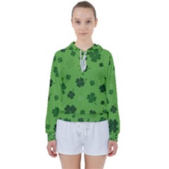 St Patricks Day Women s Tie Up Sweat by Valentinaart