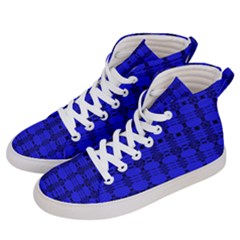 Digital Illusion Men s Hi-top Skate Sneakers by Sparkle