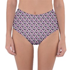 Flowers Pattern Reversible High-waist Bikini Bottoms by Sparkle