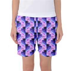 Digital Waves Women s Basketball Shorts by Sparkle