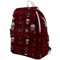 Tattoo Old School Background Pattern Top Flap Backpack by Wegoenart