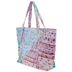 Spots Waves Zip Up Canvas Bag by Sparkle