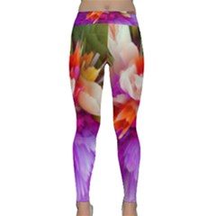 Poppy Flower Classic Yoga Leggings by Sparkle