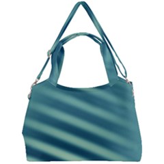 Blue Strips Double Compartment Shoulder Bag by Sparkle