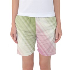 Pink Green Women s Basketball Shorts by Sparkle