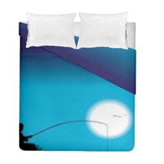 Fishing Duvet Cover Double Side (full/ Double Size) by Sparkle