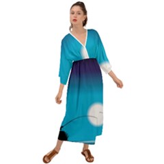 Fishing Grecian Style  Maxi Dress by Sparkle