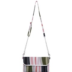 Satin Strips Mini Crossbody Handbag by Sparkle