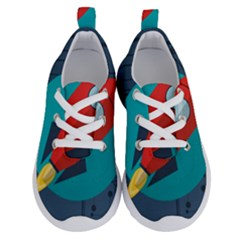 Rocket With Science Related Icons Image Running Shoes by Vaneshart