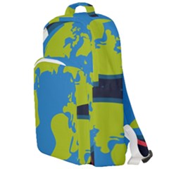 Spaceship Design Double Compartment Backpack