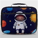 Boy Spaceman Space Rocket Ufo Planets Stars Full Print Lunch Bag View1