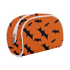 Halloween Card With Bats Flying Pattern Makeup Case (small) by Vaneshart