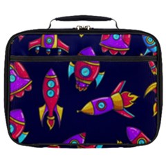 Space Patterns Full Print Lunch Bag by Vaneshart