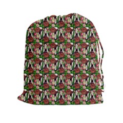 Swimmer 20s Green Drawstring Pouch (2xl) by snowwhitegirl