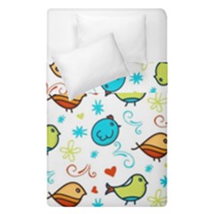 Birds Pattern Design Duvet Cover Double Side (single Size) by Vaneshart