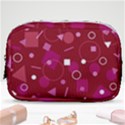 Lesbian Pride Flag Retro Shapes Pattern Make Up Pouch (Small) View1