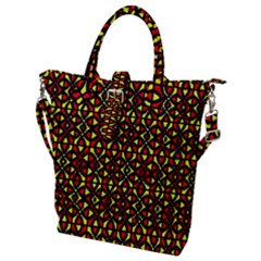 Rby-187 Buckle Top Tote Bag by ArtworkByPatrick