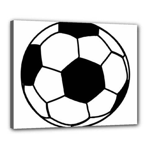 Soccer Lovers Gift Canvas 20  X 16  (stretched) by ChezDeesTees