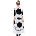Soccer Lovers Gift Kids  Quarter Sleeve Maxi Dress View2