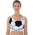 Soccer Lovers Gift Velvet Crop Top View1