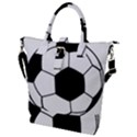 Soccer Lovers Gift Buckle Top Tote Bag View1