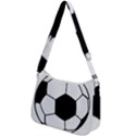 Soccer Lovers Gift Zip Up Shoulder Bag View2