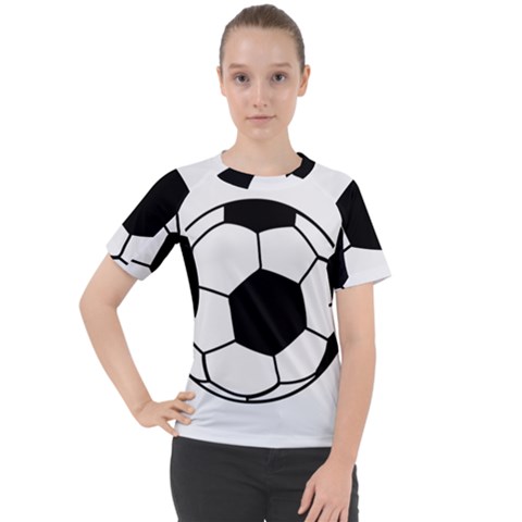 Soccer Lovers Gift Women s Sport Raglan Tee by ChezDeesTees