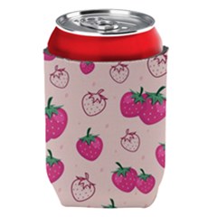 Seamless Strawberry Fruit Pattern Background Can Holder by Vaneshart