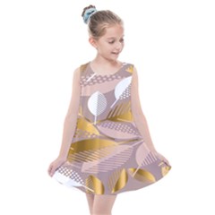 Digital Leafs Kids  Summer Dress by Sparkle