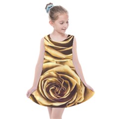 Gold Roses Kids  Summer Dress by Sparkle