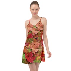 Spring Leafs Summer Time Chiffon Dress by Sparkle