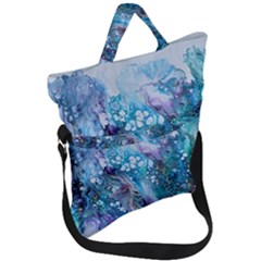 Sea Anemone  Fold Over Handle Tote Bag by CKArtCreations