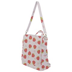 Strawberries-pattern-design Crossbody Backpack by Vaneshart