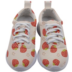 Strawberries-pattern-design Kids Athletic Shoes by Vaneshart