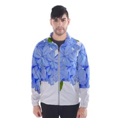 Botanical Floral Print Stylized Photo Men s Windbreaker by dflcprintsclothing