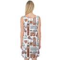 Seamless-pattern-with-london-elements-landmarks Sleeveless Satin Nightdress View2