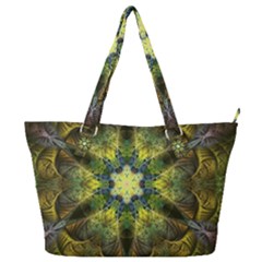 Fractal Fantasy Design Background Full Print Shoulder Bag by Vaneshart