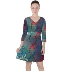 Flower Dna Ruffle Dress by RobLilly